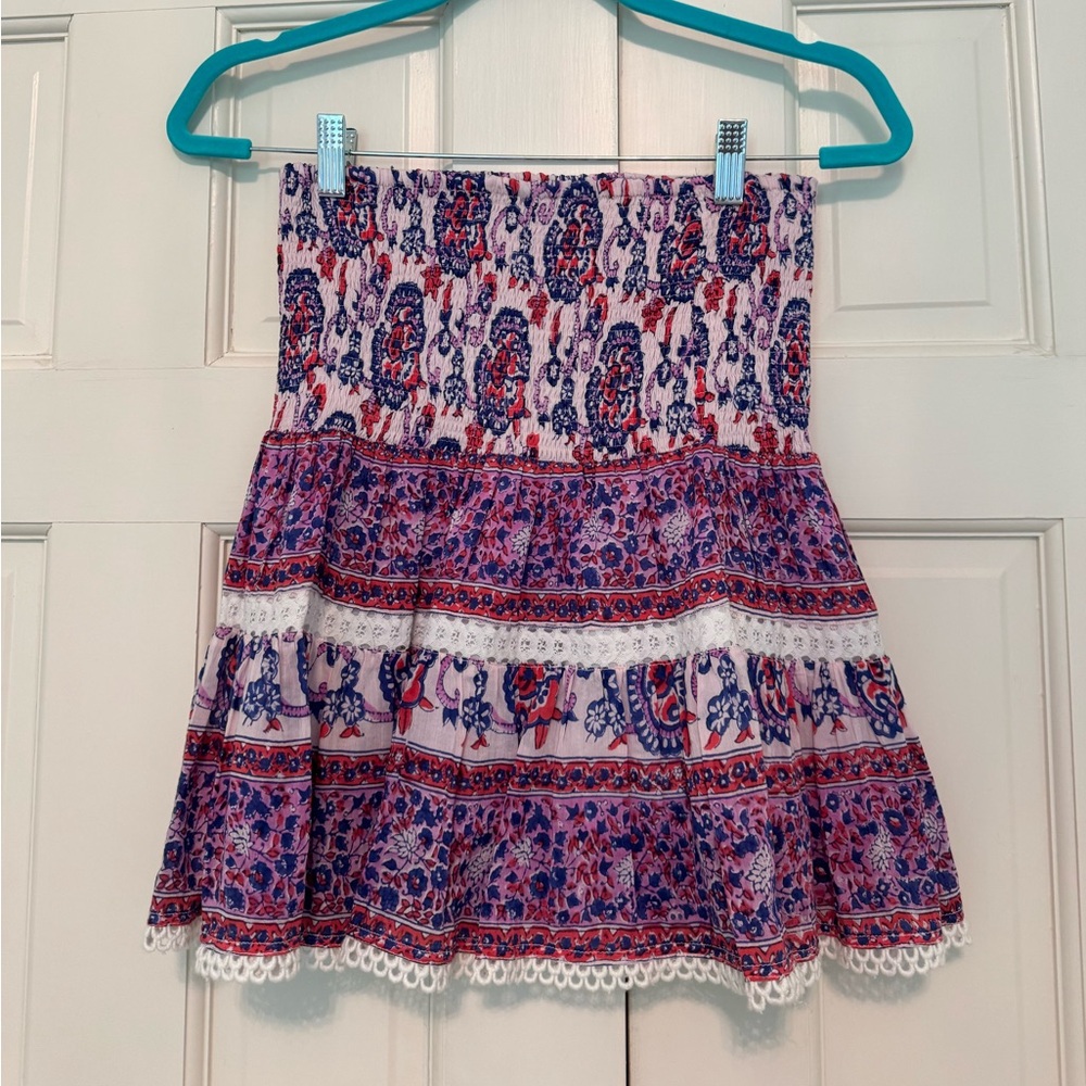 Bell Floral Print Skirt - Multicolor